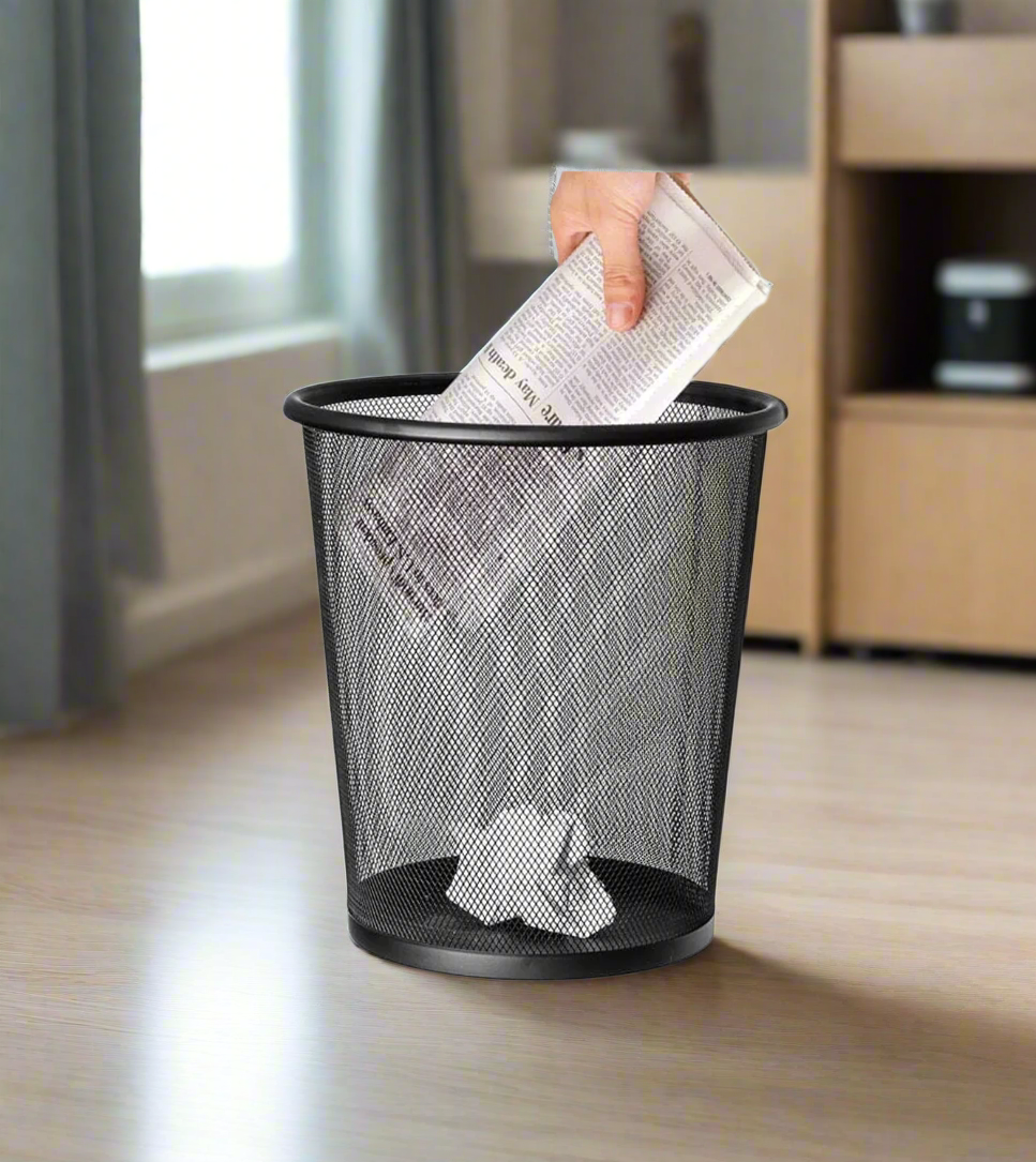 metal dustbin 8l china