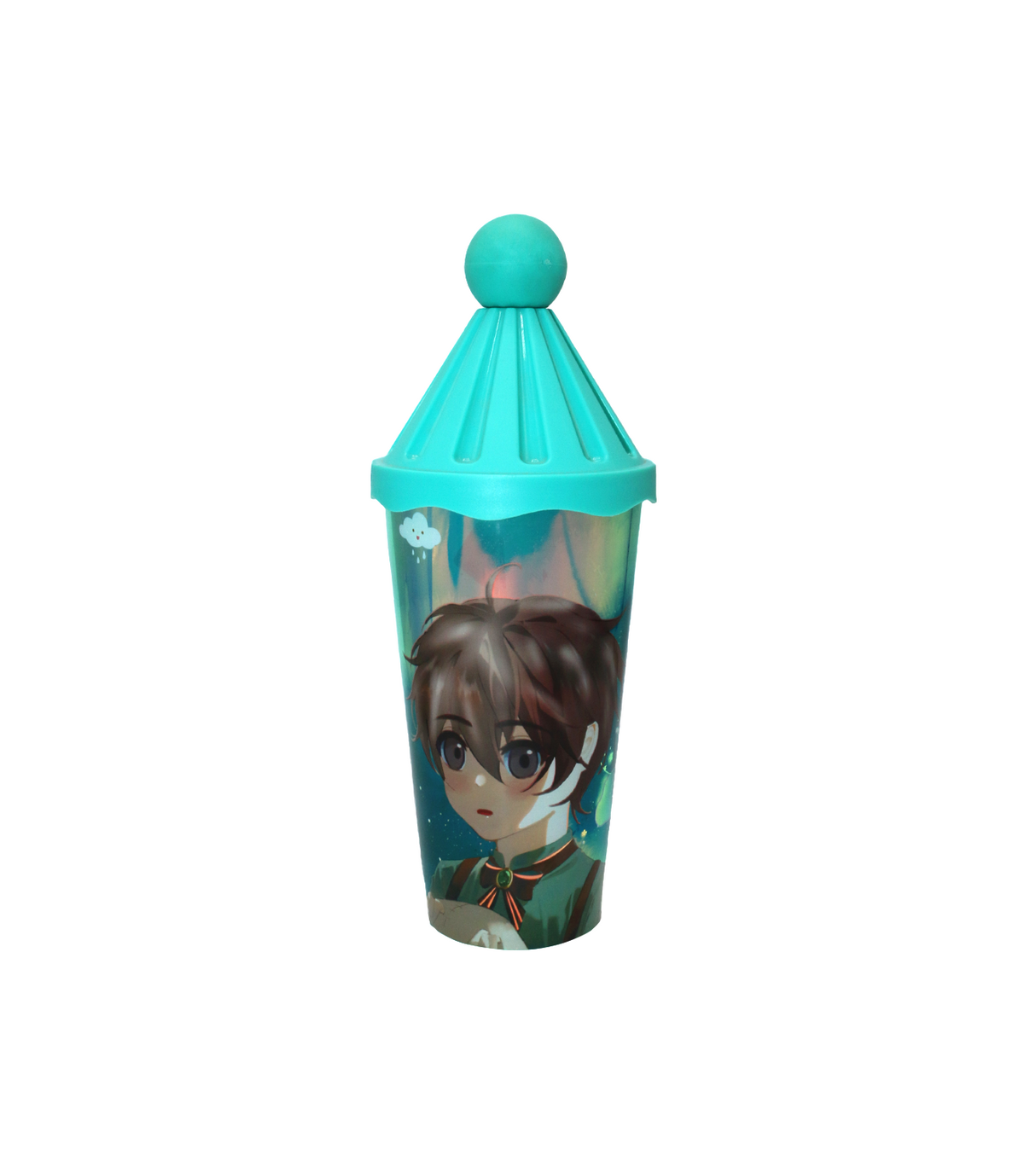 plastic straw glass & light china d905