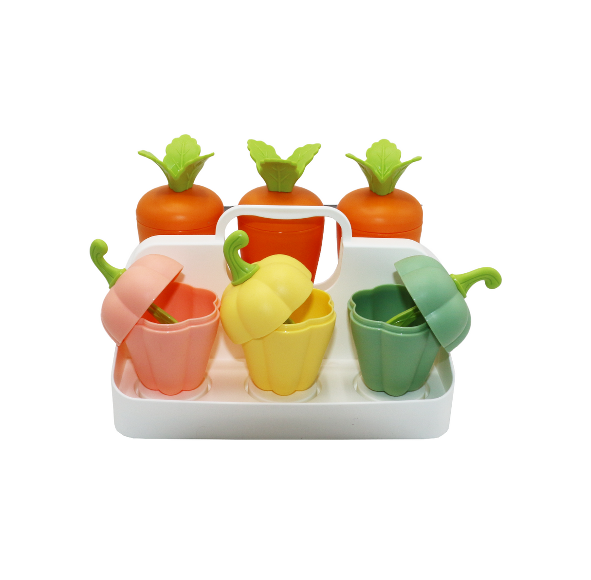 kulfi mould / ice cream mould vegetable 6pc china d362