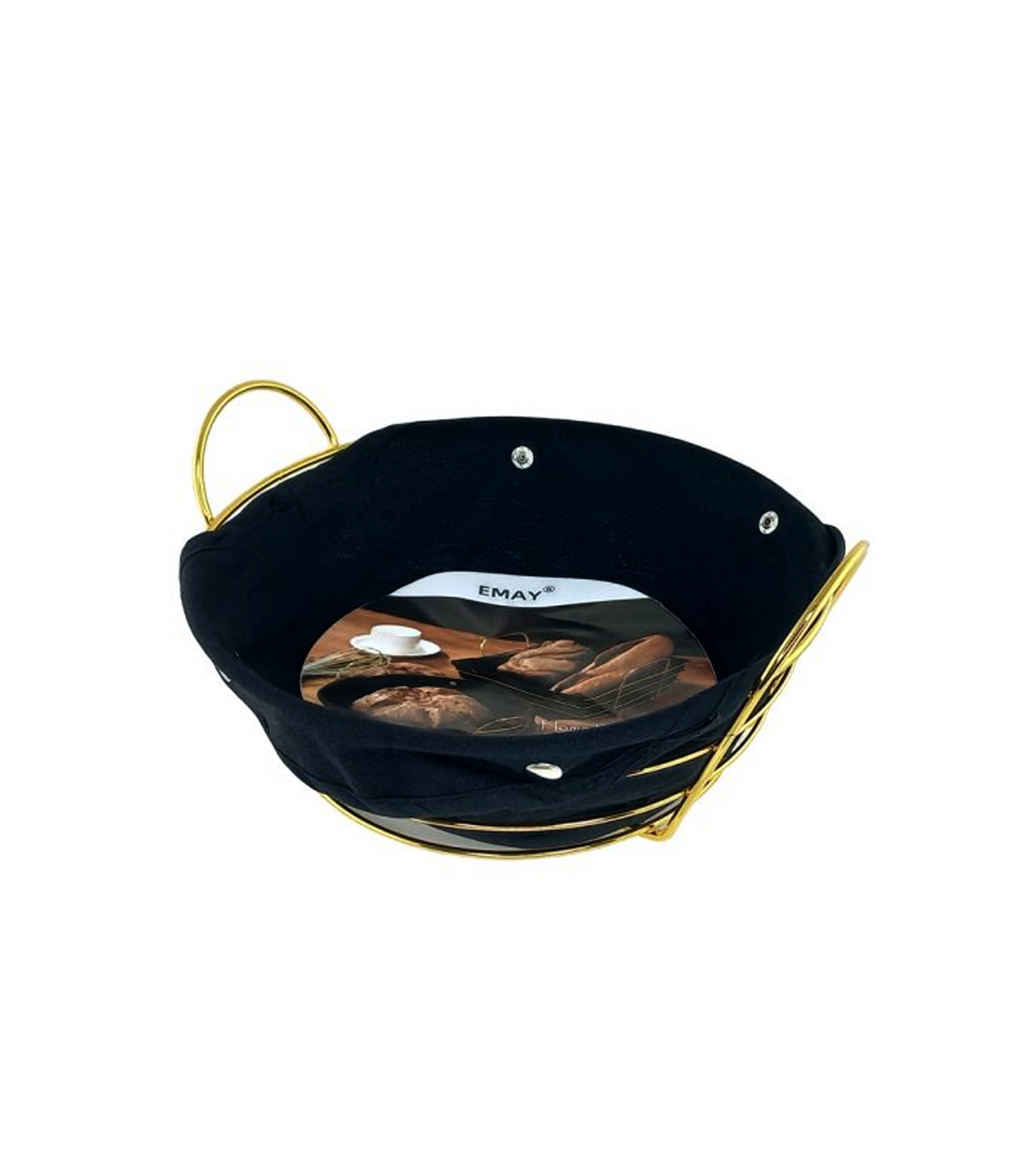 ss bread basket round china