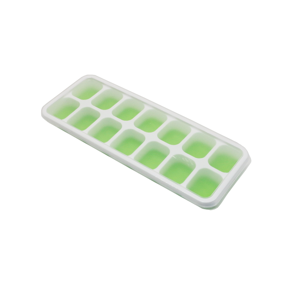 ice cube tray 14 cubes with silicon base & lid china d463
