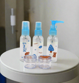 mini travel bottle with mini container 5pc set china 082