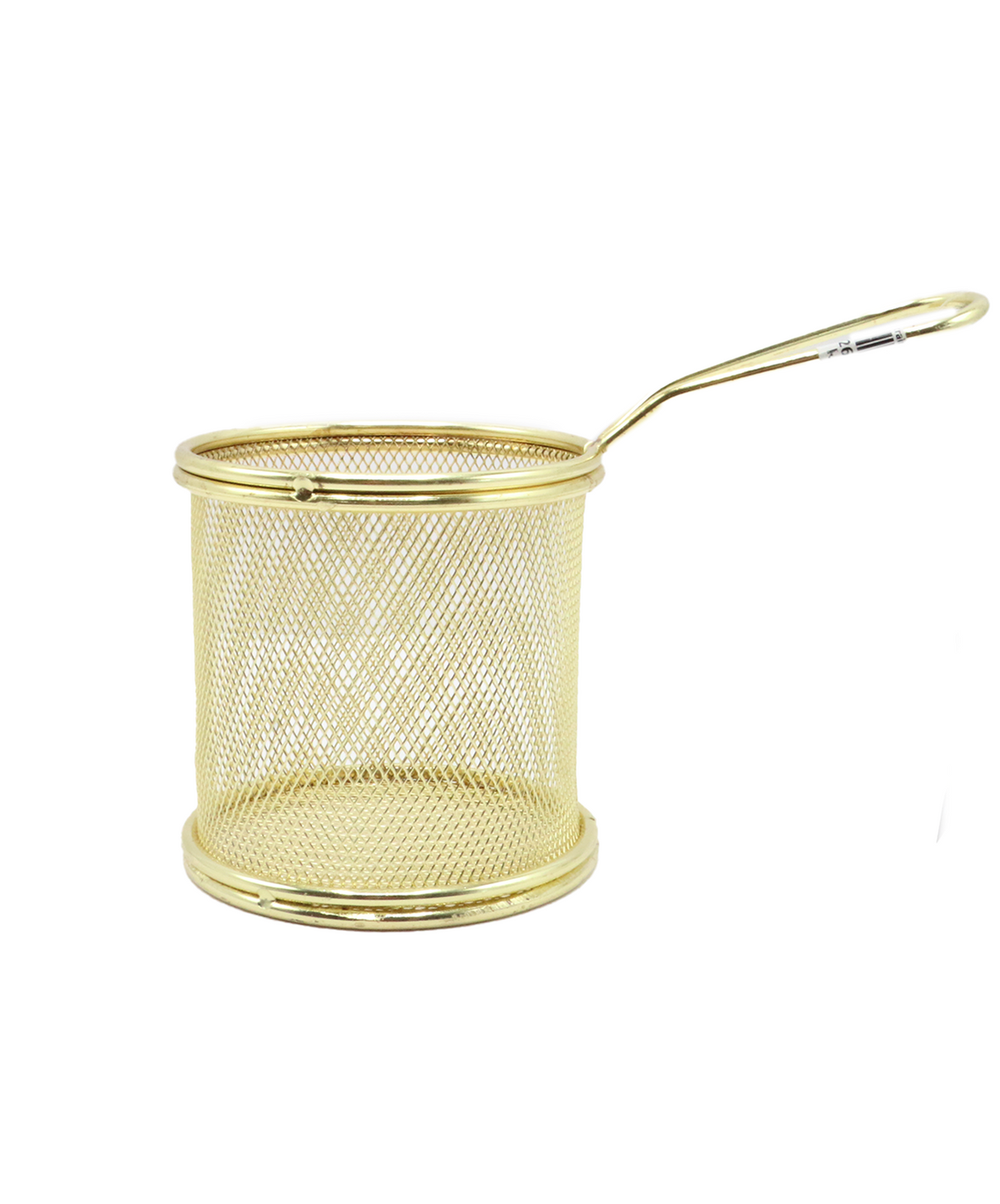 serving strainer golden 9x8.5cm china 1823g