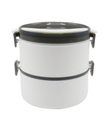 plastic lunch box 2 layer china 6675