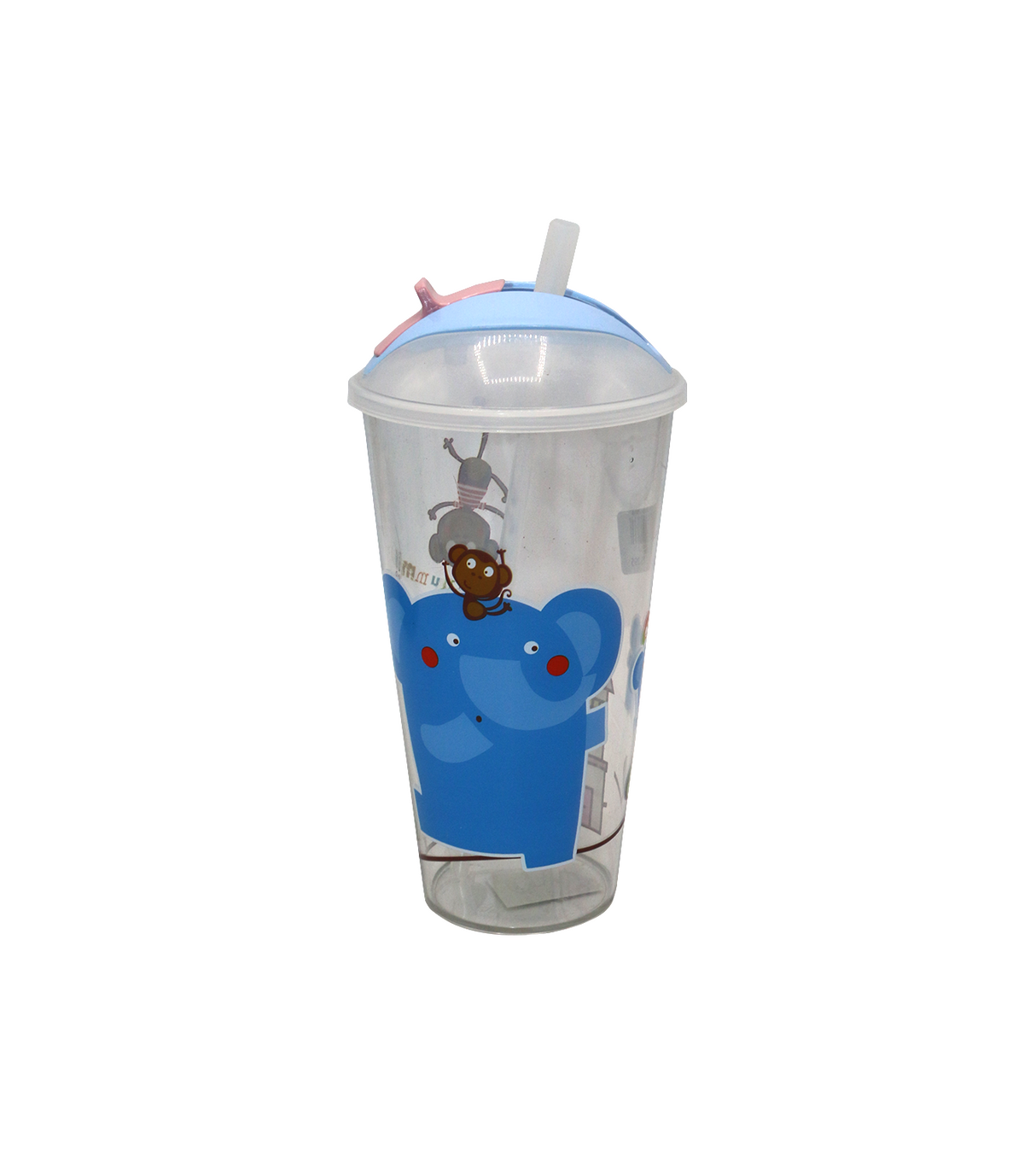 plastic straw glass cartoon print china d067
