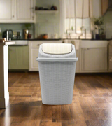 plastic swing dustbin large 12l china 9803-1
