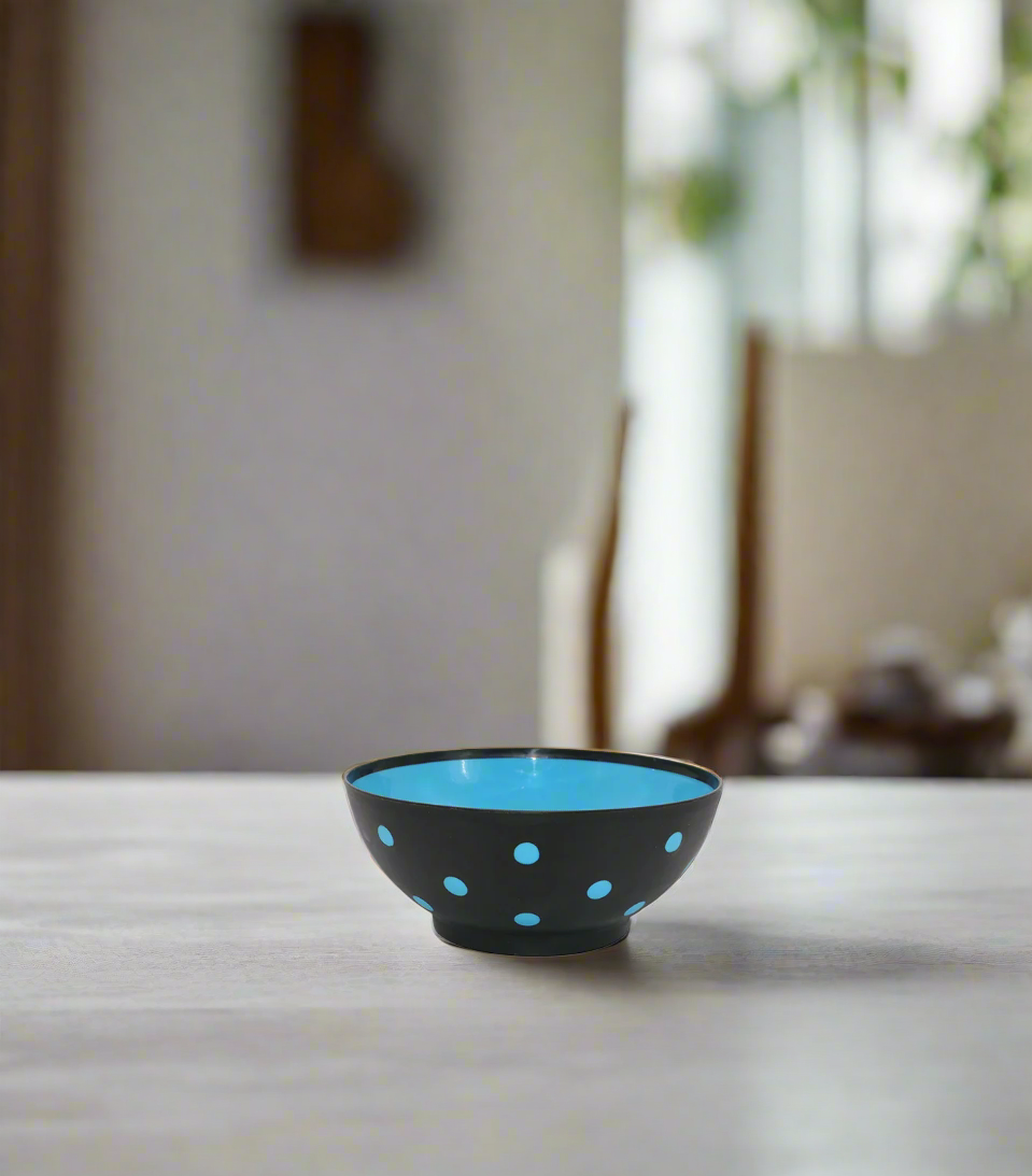 orient plastic bowl dots small pak d644