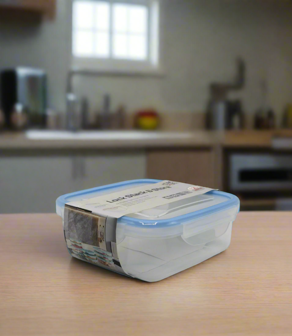 h&t plastic storage box 1.2l pak fkt12