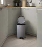 danny home ss dustbin 12l off white china ljt02-12-6
