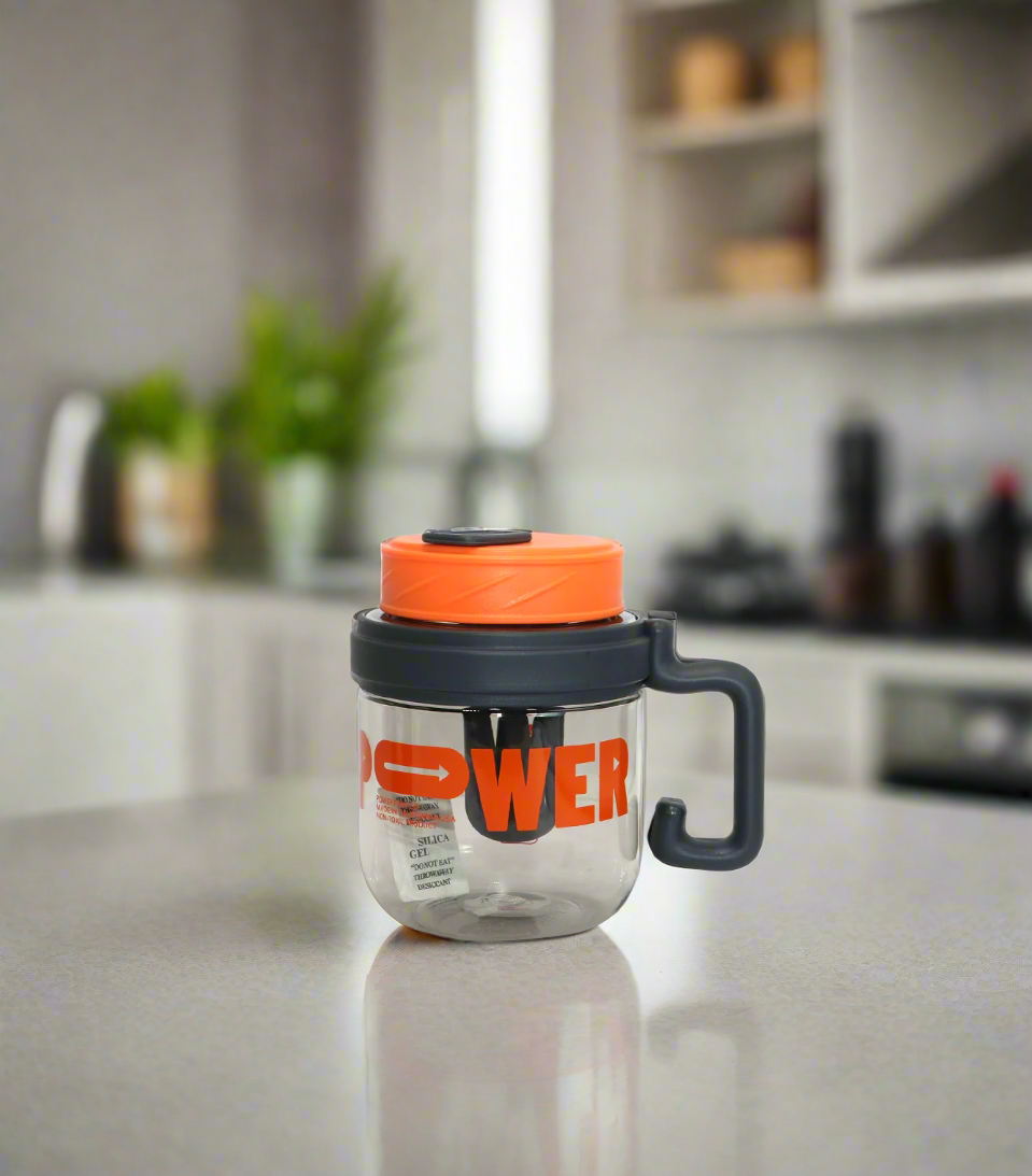 plastic detox mug with straw 880ml china g749