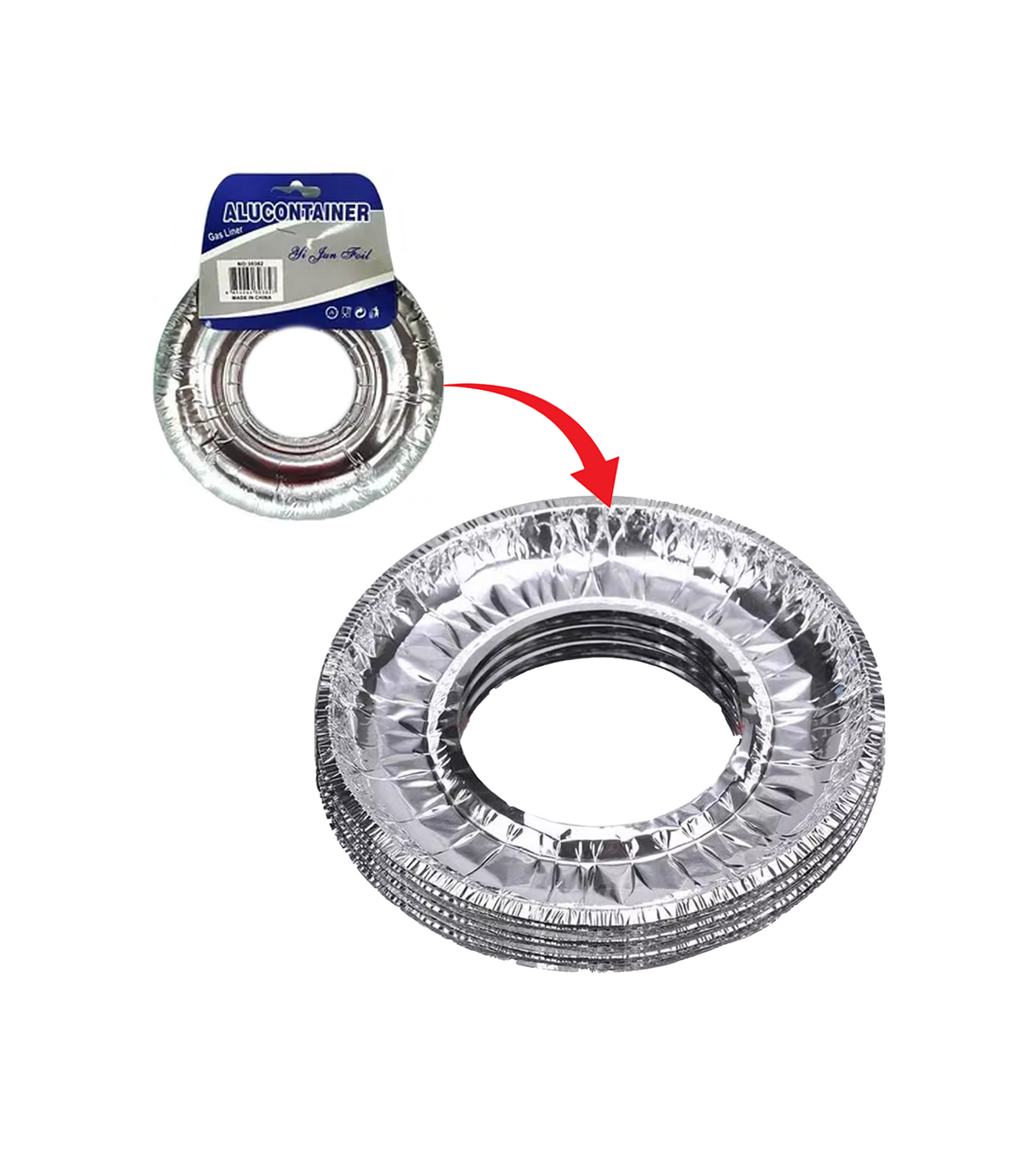 disposable burner cover round china 30382