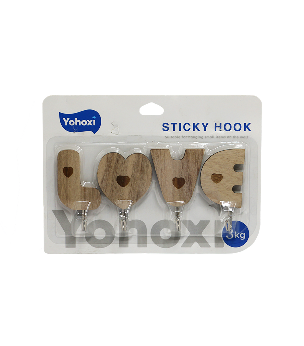 wood sticky hook 4pc china 821