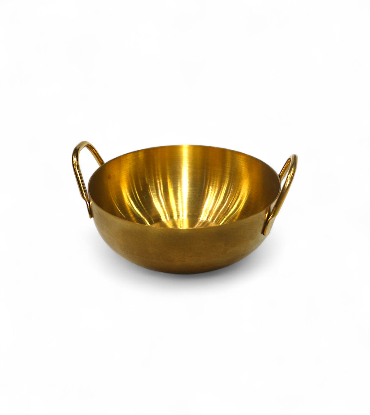 ss bowl 3.3'' 2 handles golden china