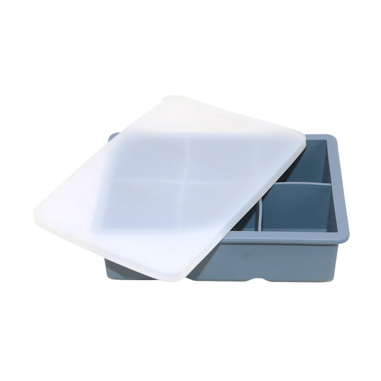 silicon ice tray & lid 6 big cubes china 2275