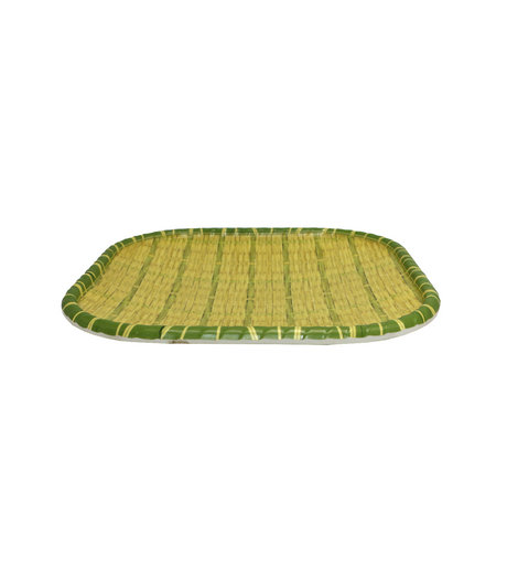 roti plate large square china 138-152