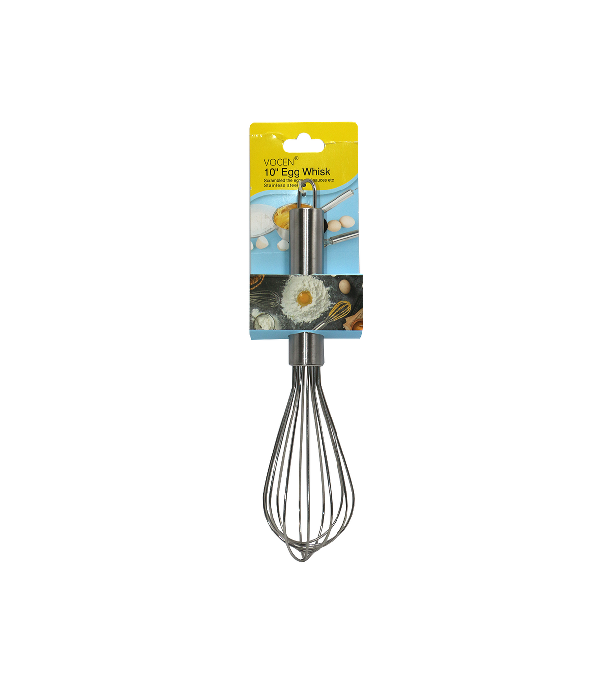 egg beater 10'' steel handle china 100203