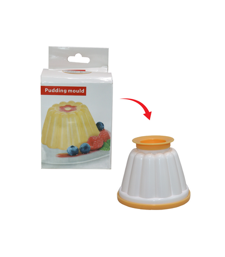 pudding mould & lid 4pc china