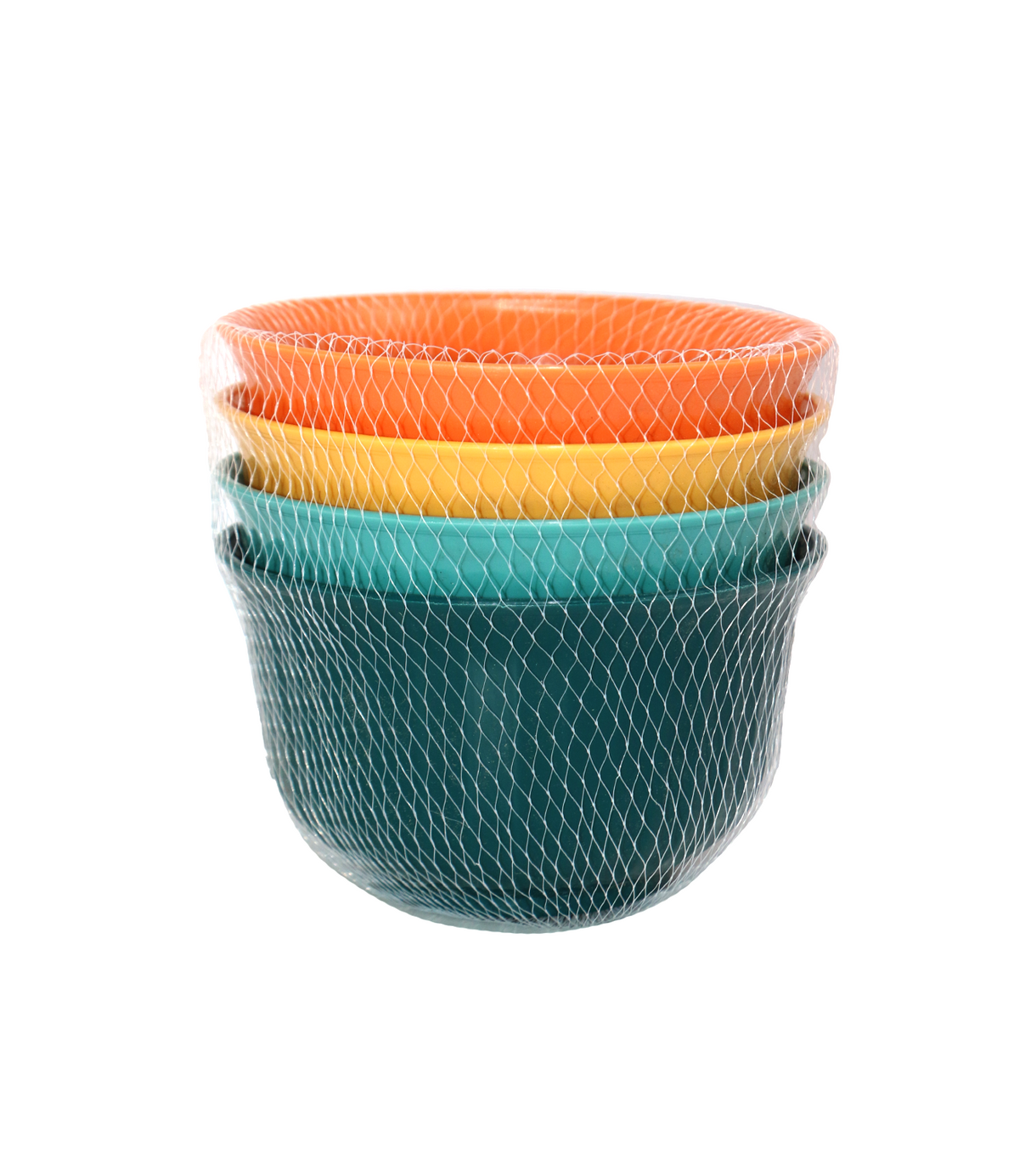 plastic baby bowl 4pc 4'' round china 801