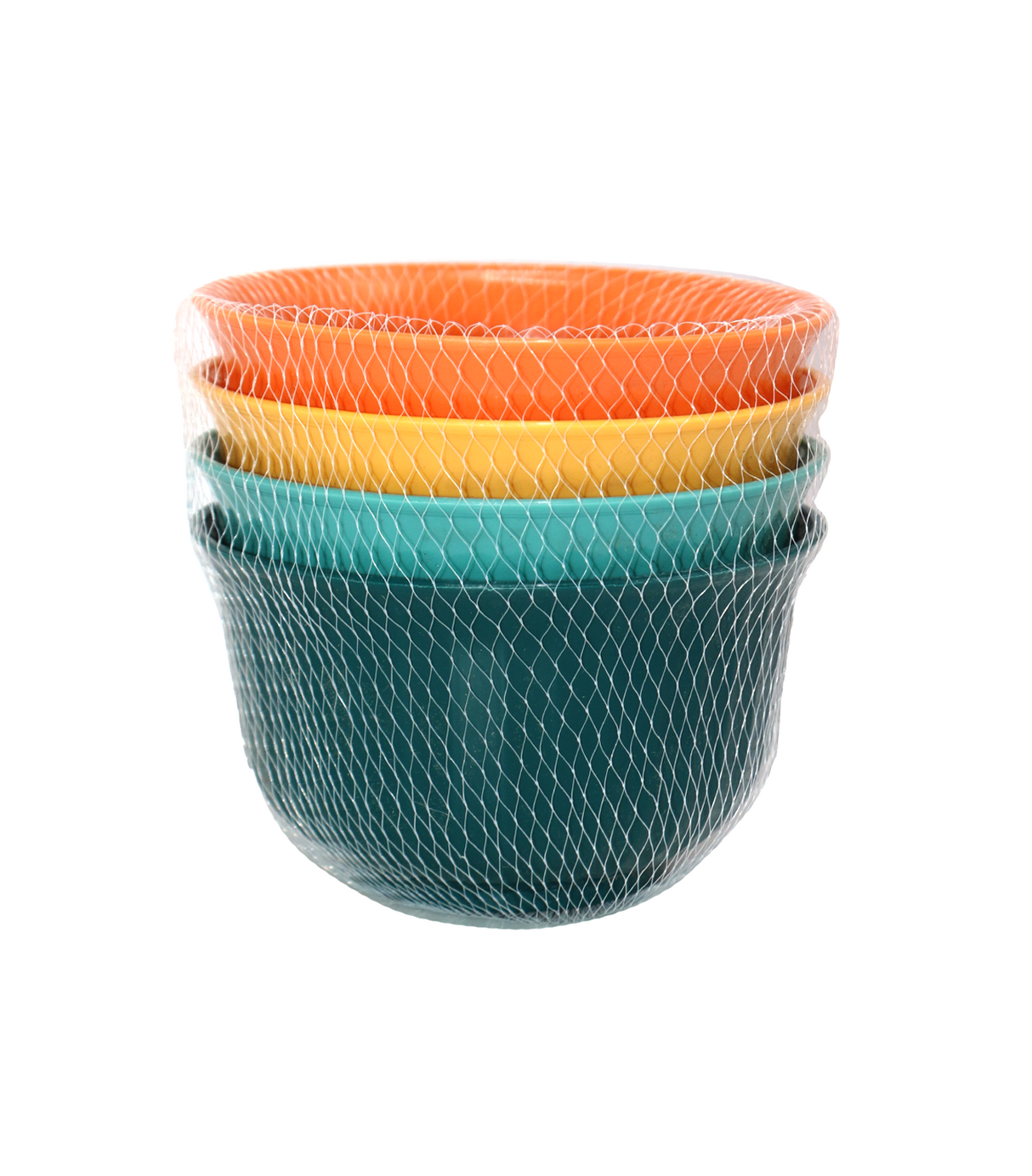 plastic baby bowl 4pc 4.5'' round china 802