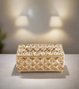 fancy tissue box golden china