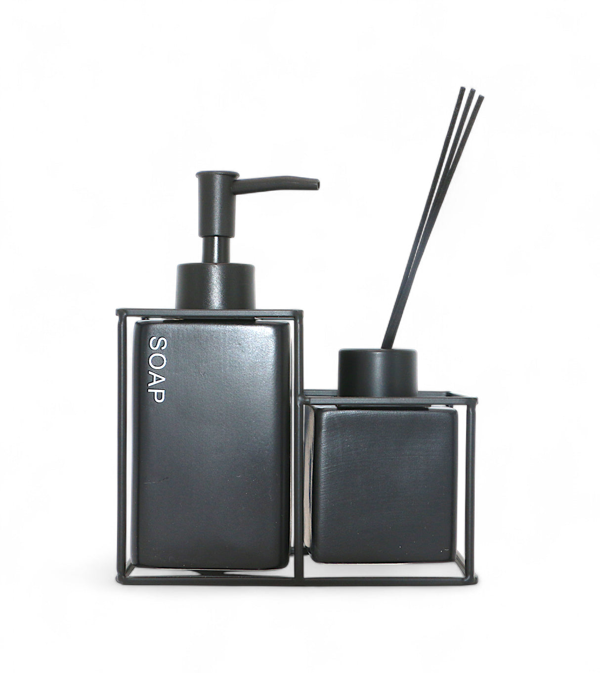 ceramic soap dispenser 2pc with stand china 2023