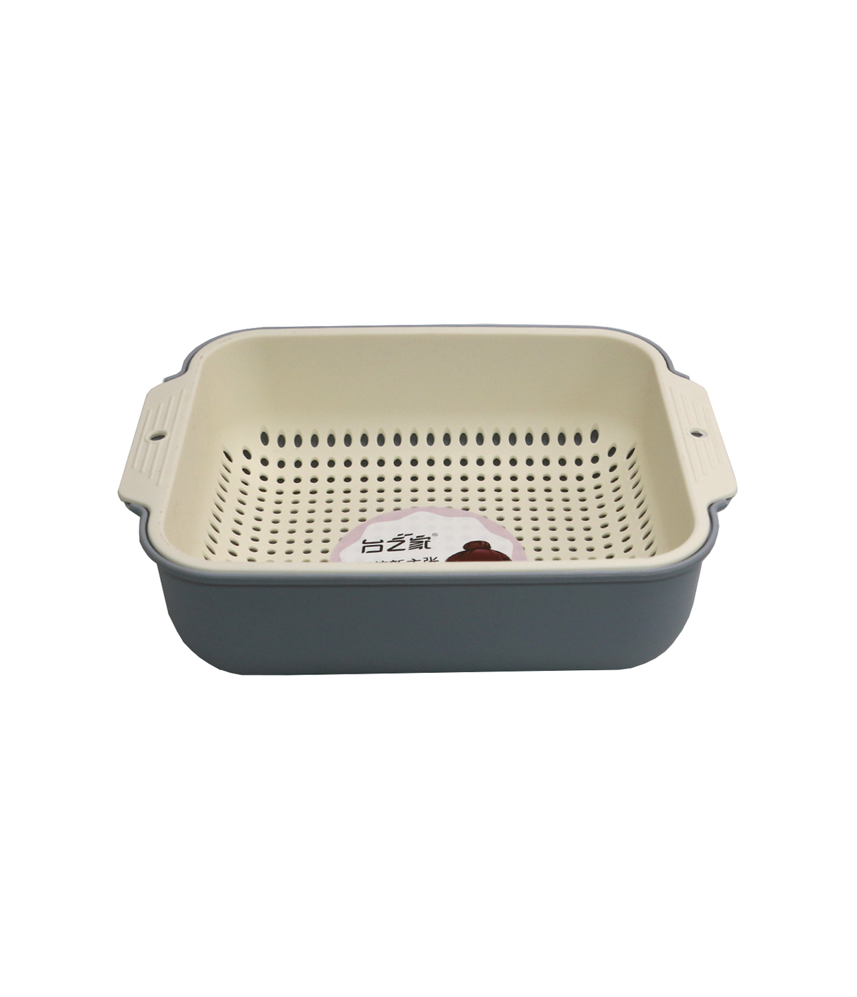 plastic sieve & bowl rectangle china tjz-6525