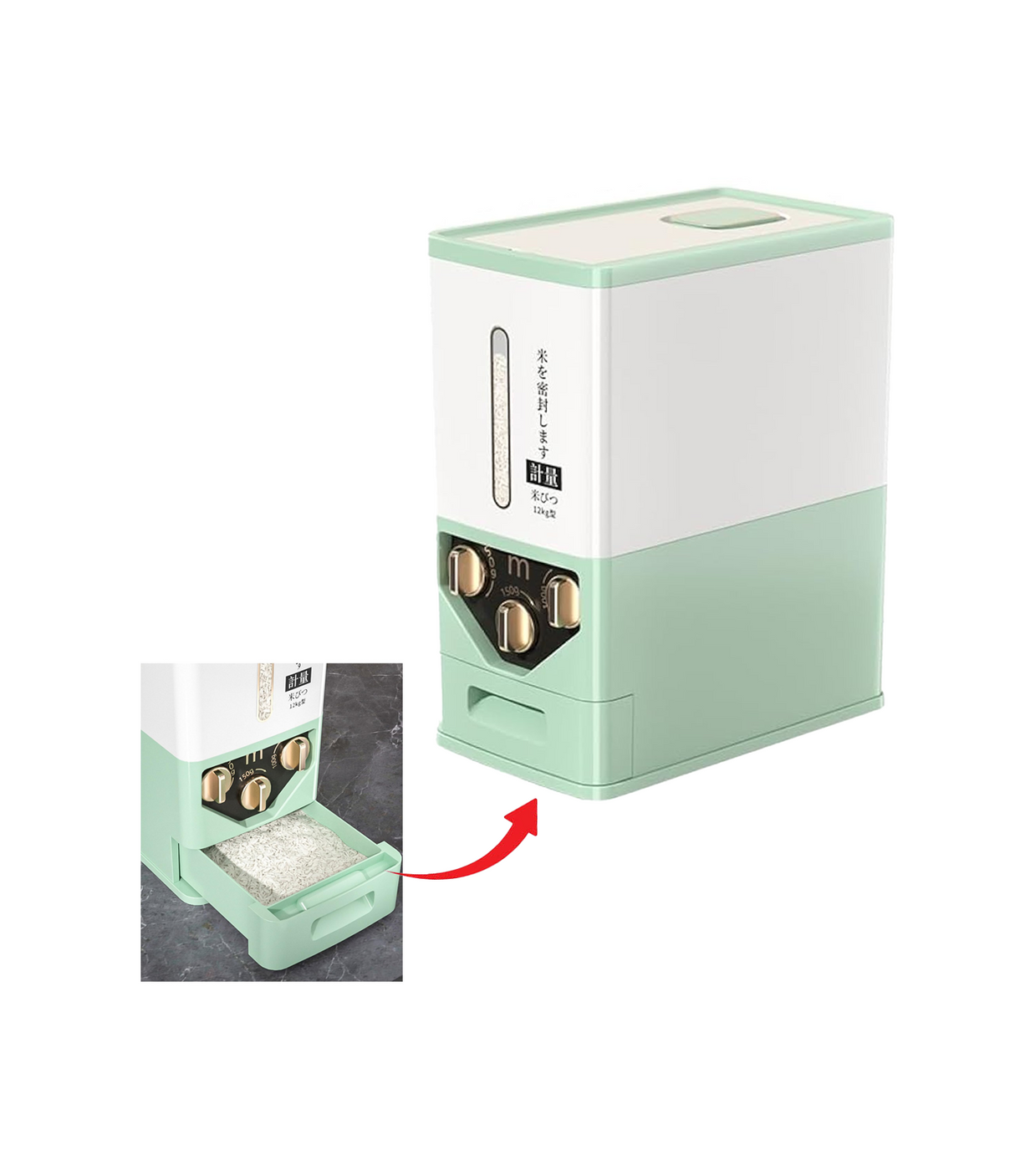 plastic rice & pulses dispenser china 2025-12
