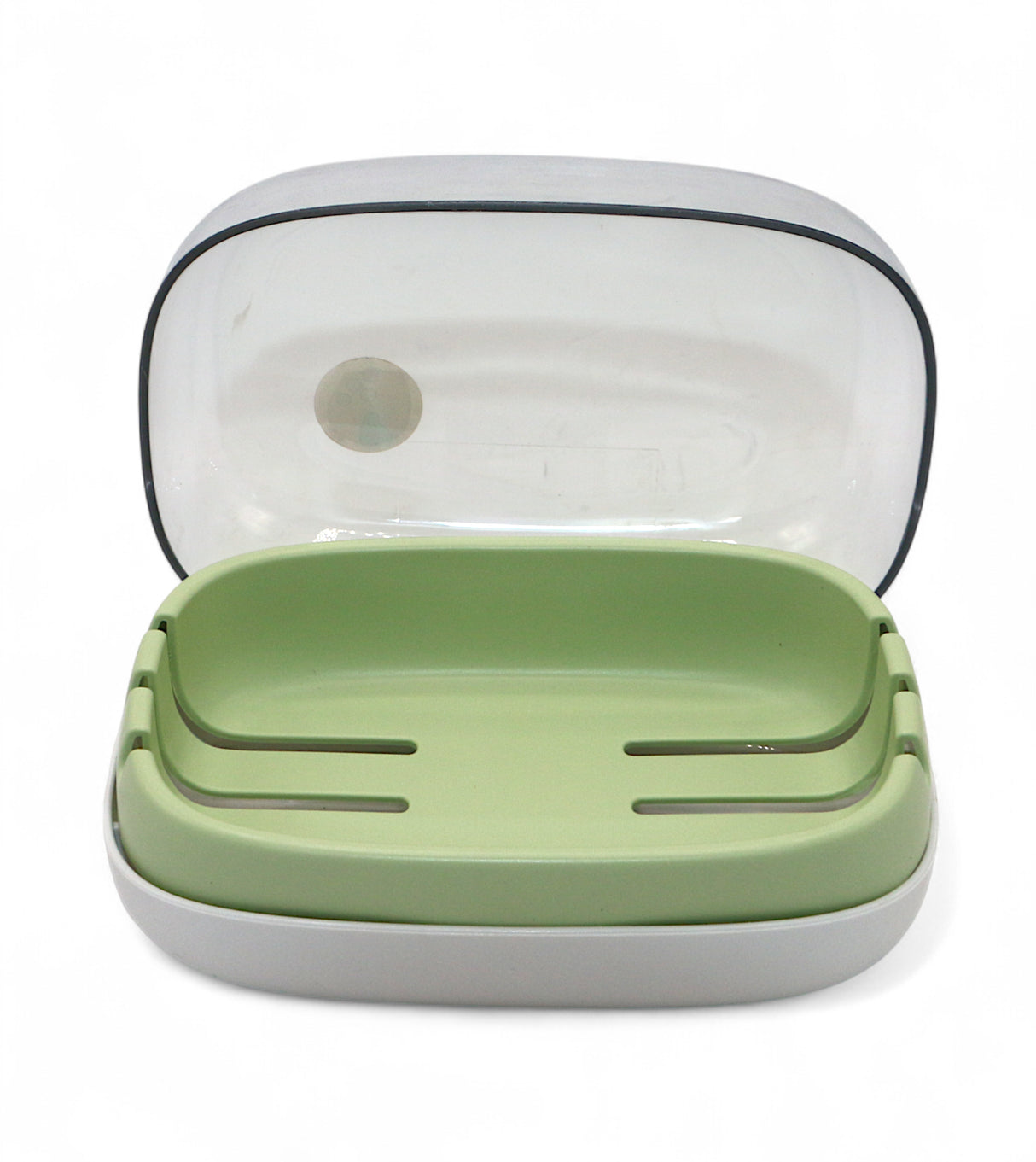 plastic soap dish & lid china cr-610