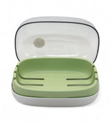plastic soap dish & lid china cr-610