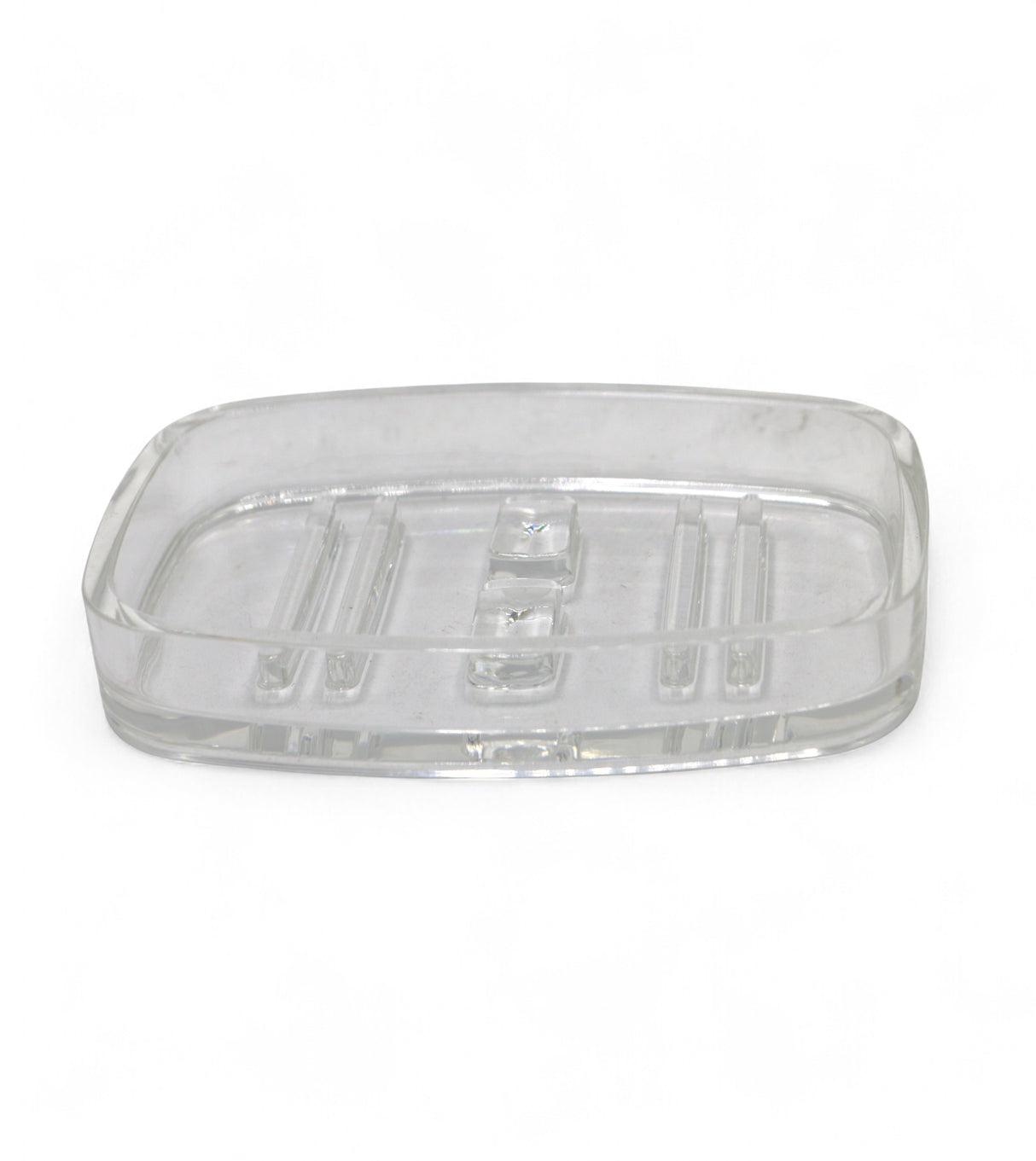 acrylic soap dish white china 6832