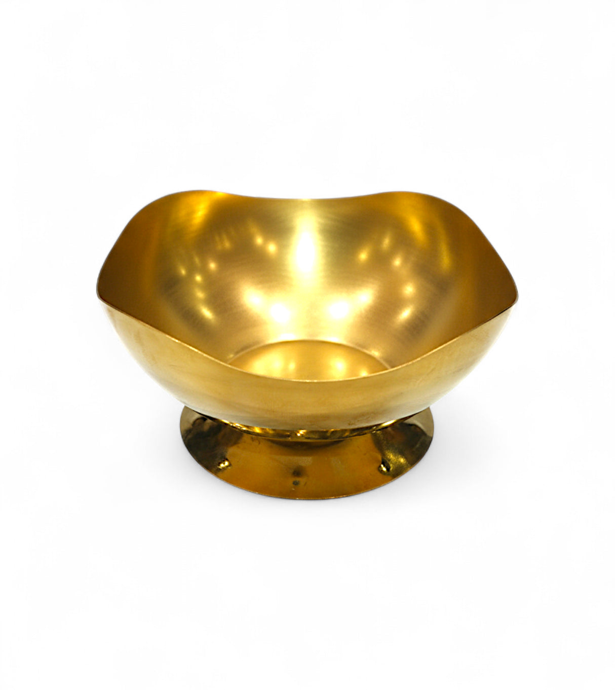 ss bowl 6.2" golden with stand china ce1065