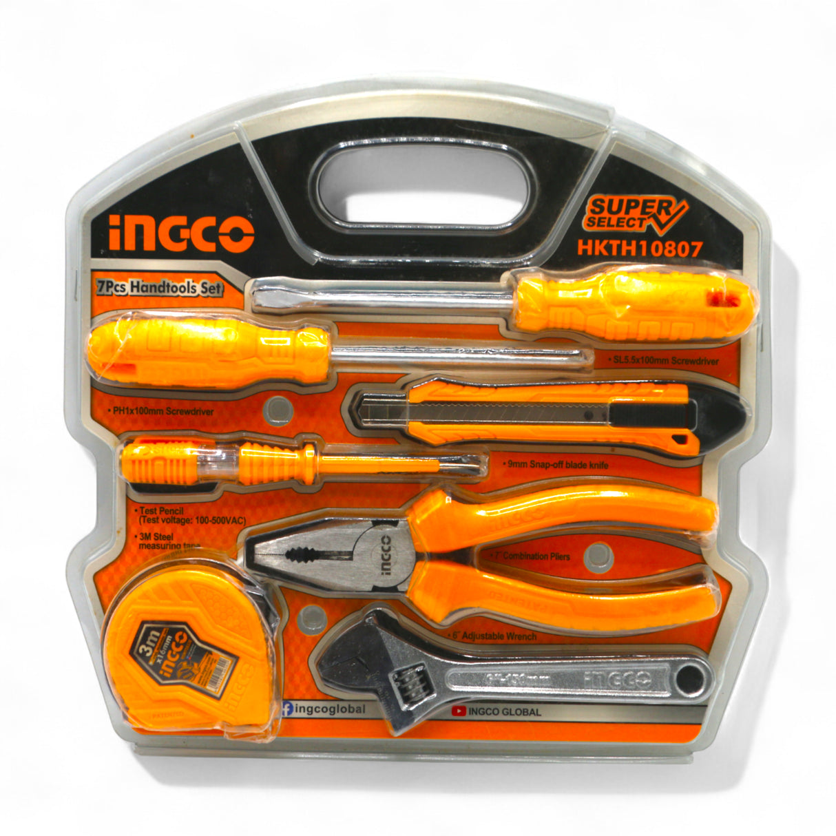ingco hand tool kit 7pc china hkth10807