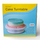 vocen plastic cake stand 28cm round china 102219