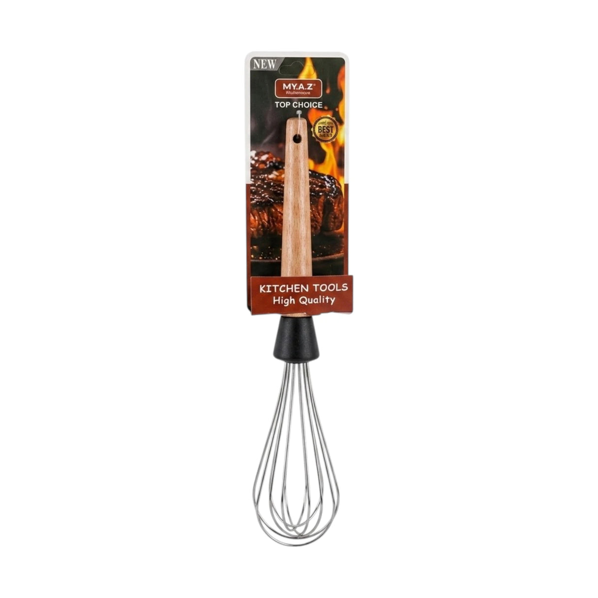egg beater 11'' wood handle china 1644
