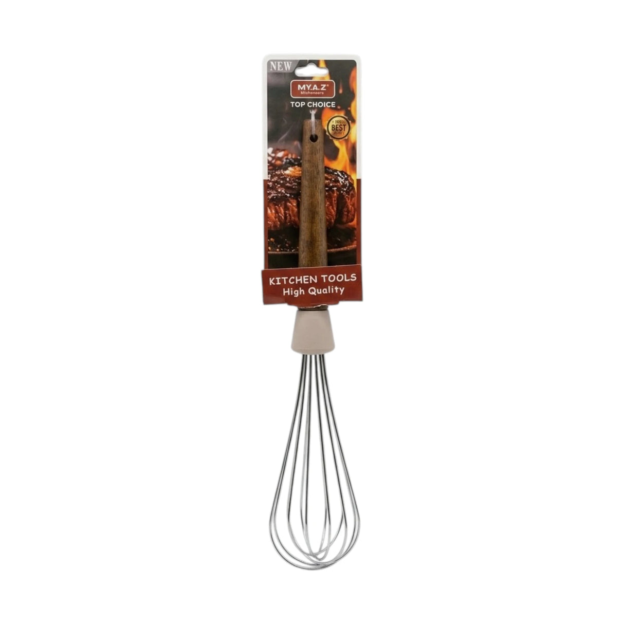 egg beater 12.5'' wood handle china 1644
