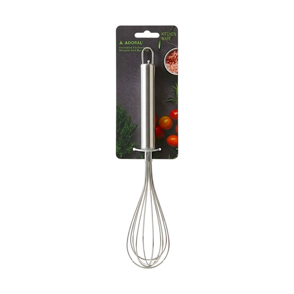 adoral ss egg beater 11" steel handle china 42