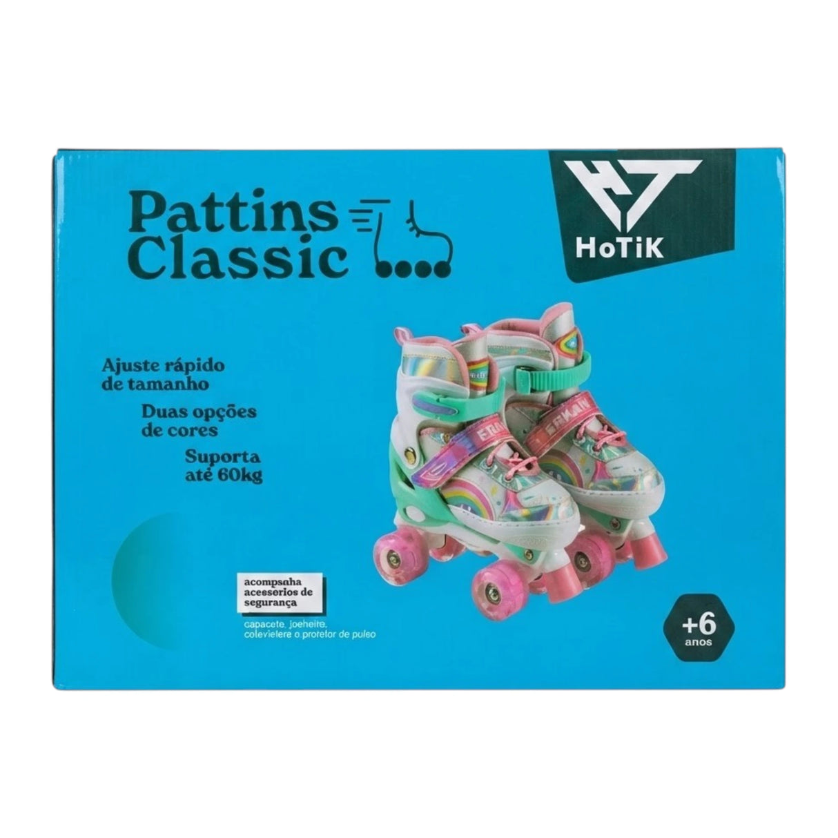 SKATE 4WHEEL HOTIK MEDIUM CH PU BOX PACK CHINA