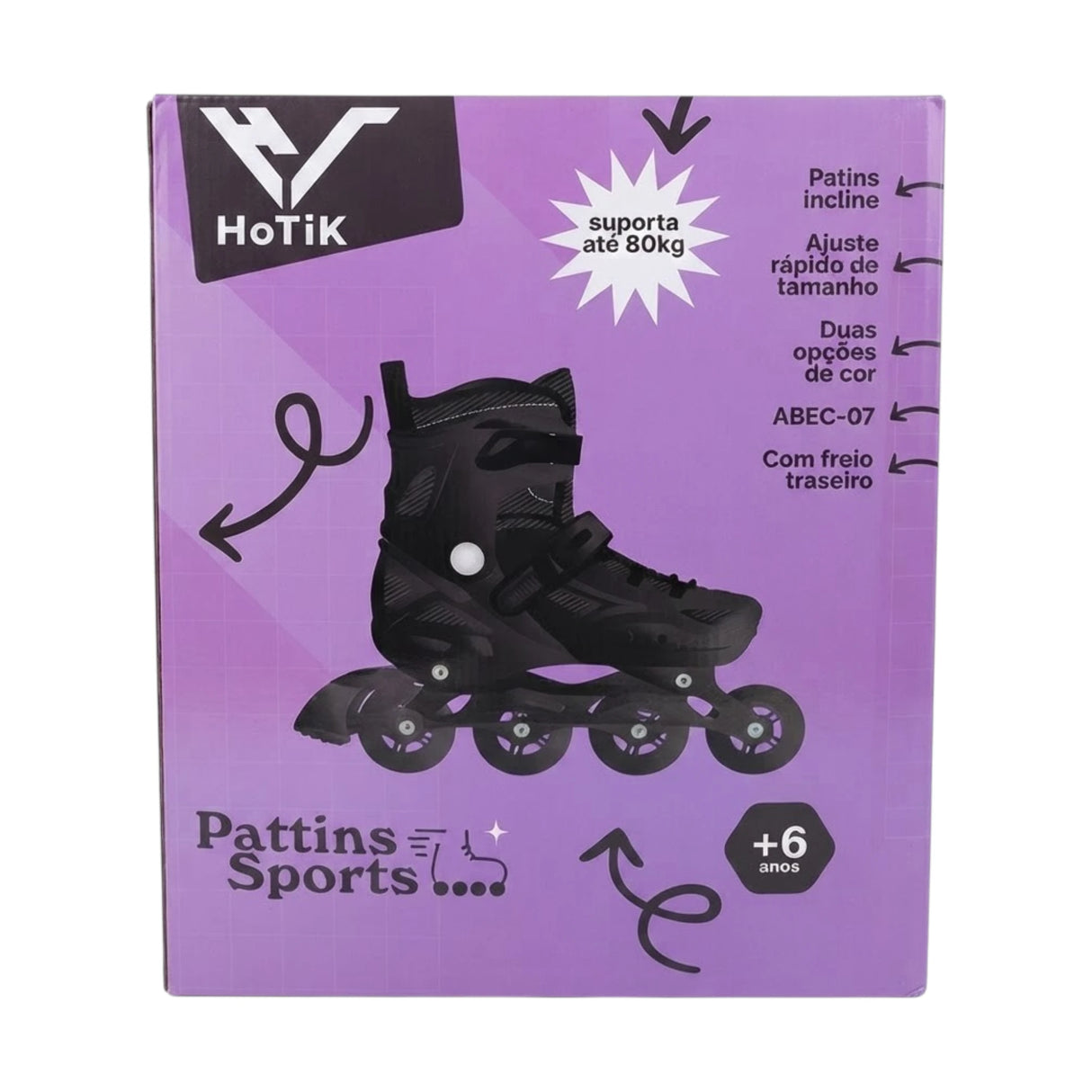 SKATES SHOES INLINE HOTIK TB-3 MEDIUM CHINA SMALL BOX CHINA