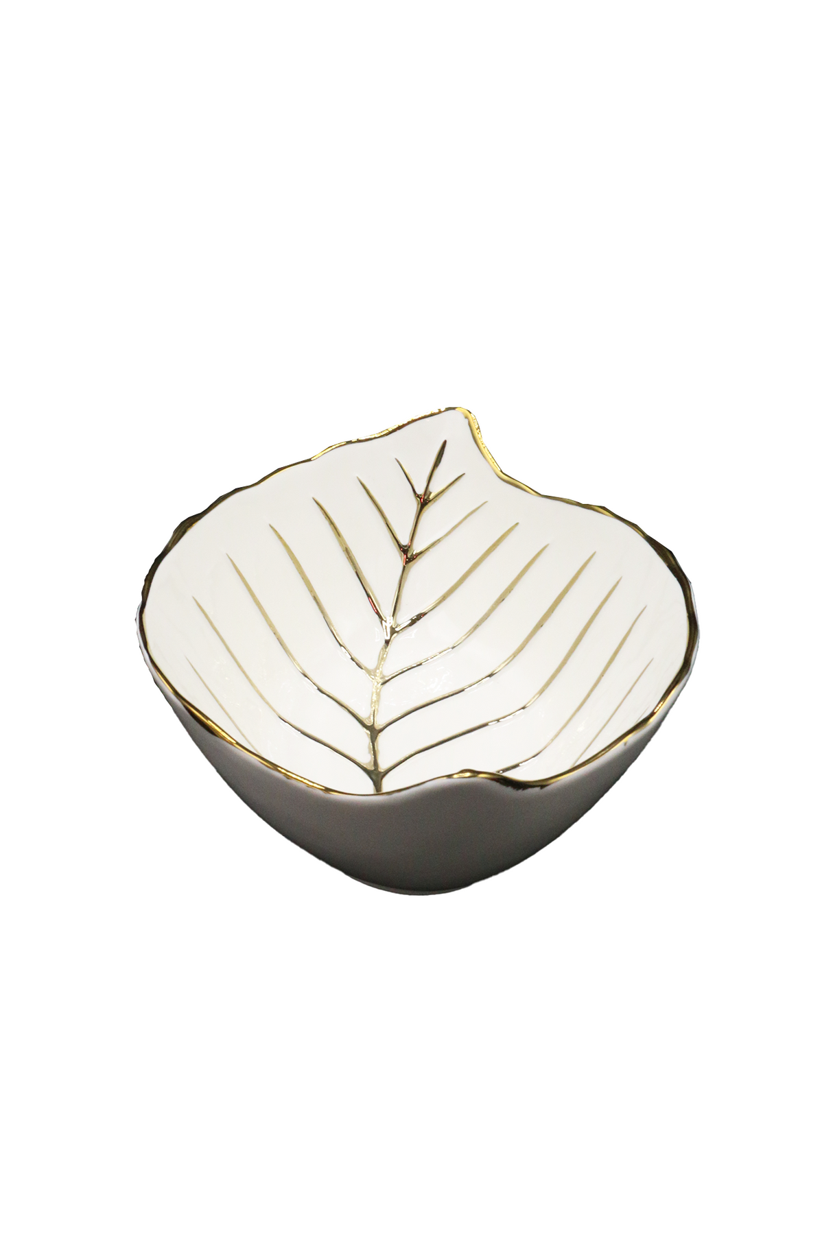 ceramic serving leaf bowl  21111g