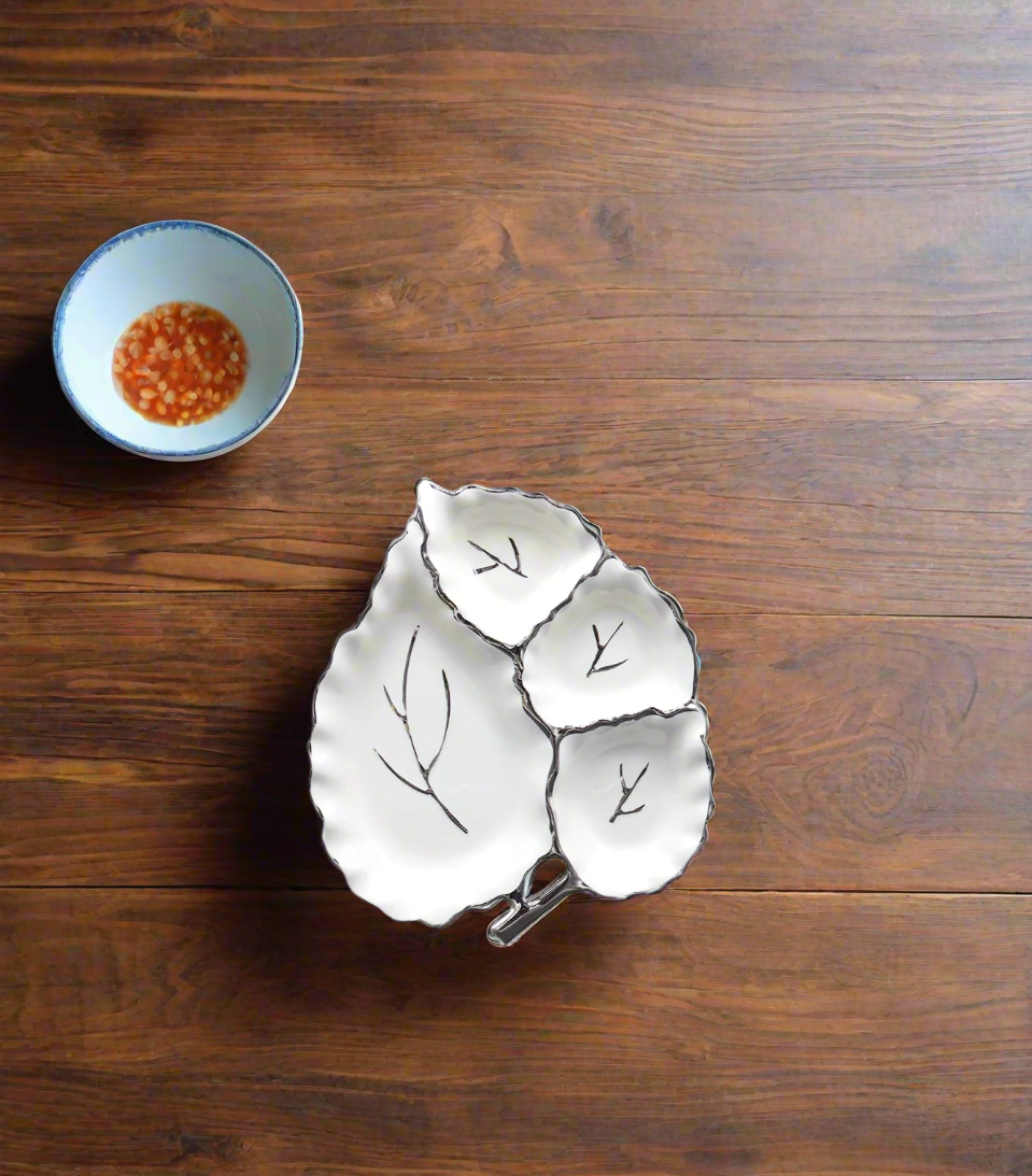 serving tray leaf 21103