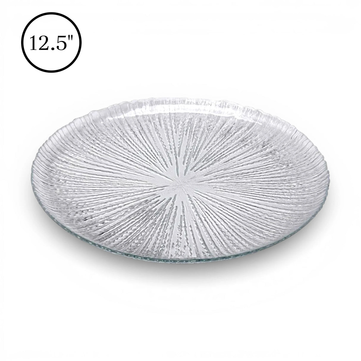 solo glass dish 12.5" round iran 231031