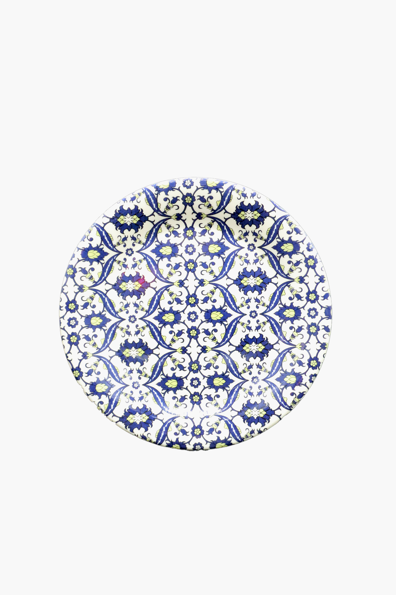 blue full print rice plate – KK Mart