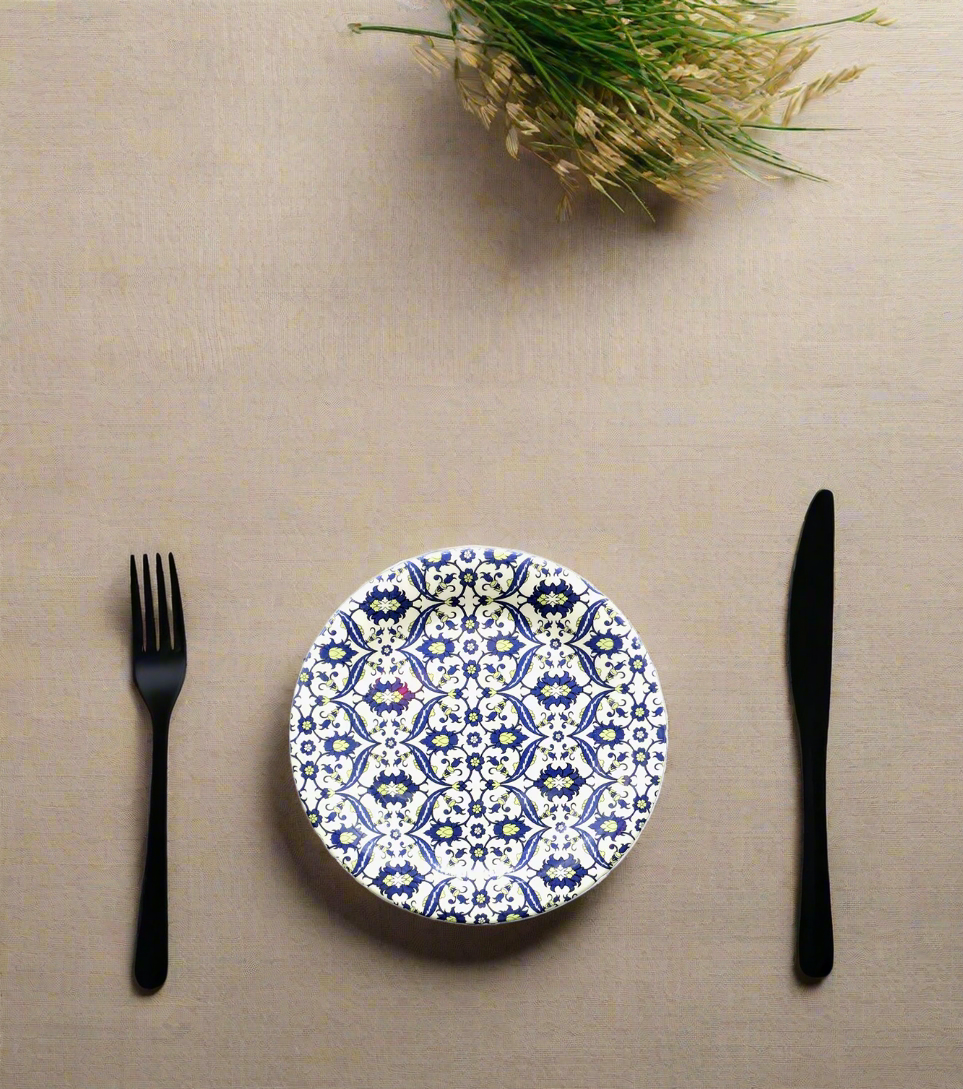 Blu Rice Plate blue full print rice plate – KK Mart