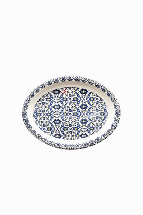 full print rice dish