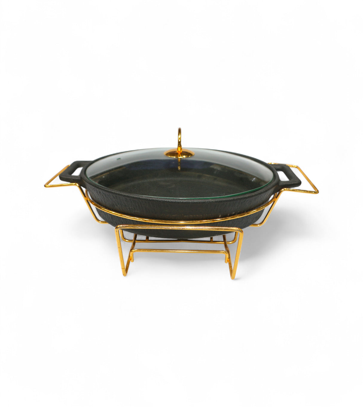 ceramic casserole 15" black oval china cx2427n