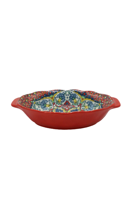 red bowl 9.5" china