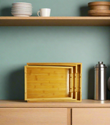 wood tray 3pc rectangle china 323-20