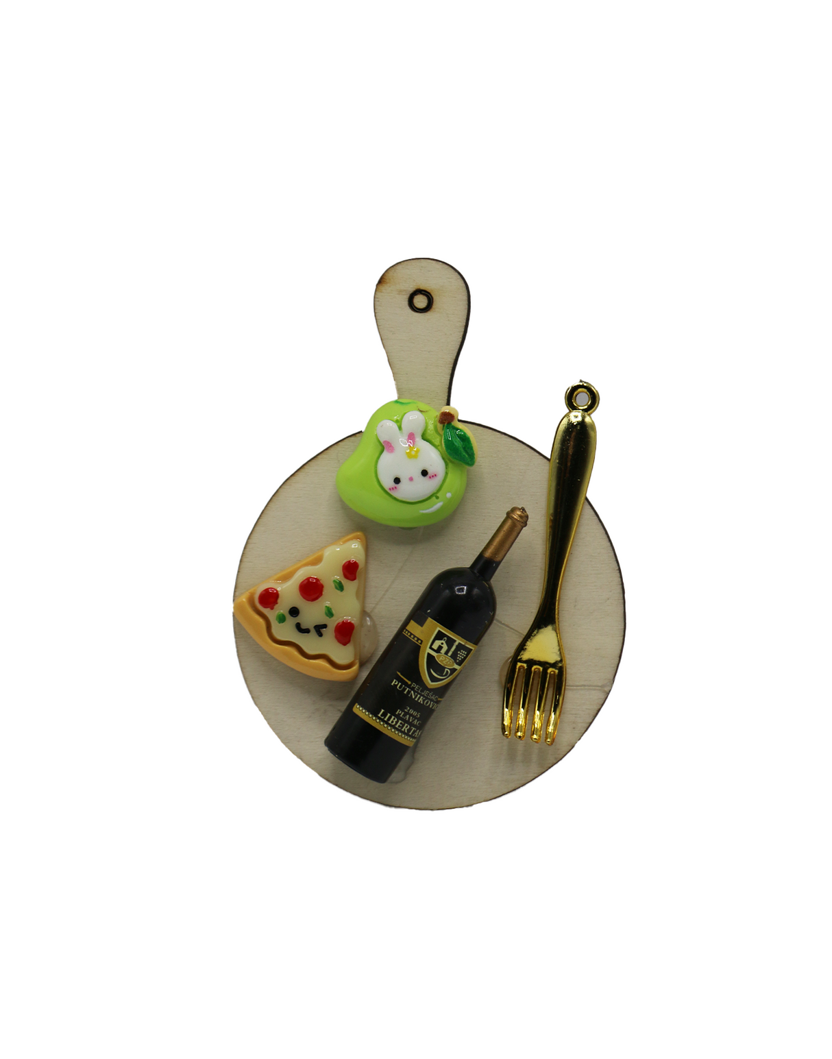 fridge magnet kitchen plate 8.5x6cm china d721