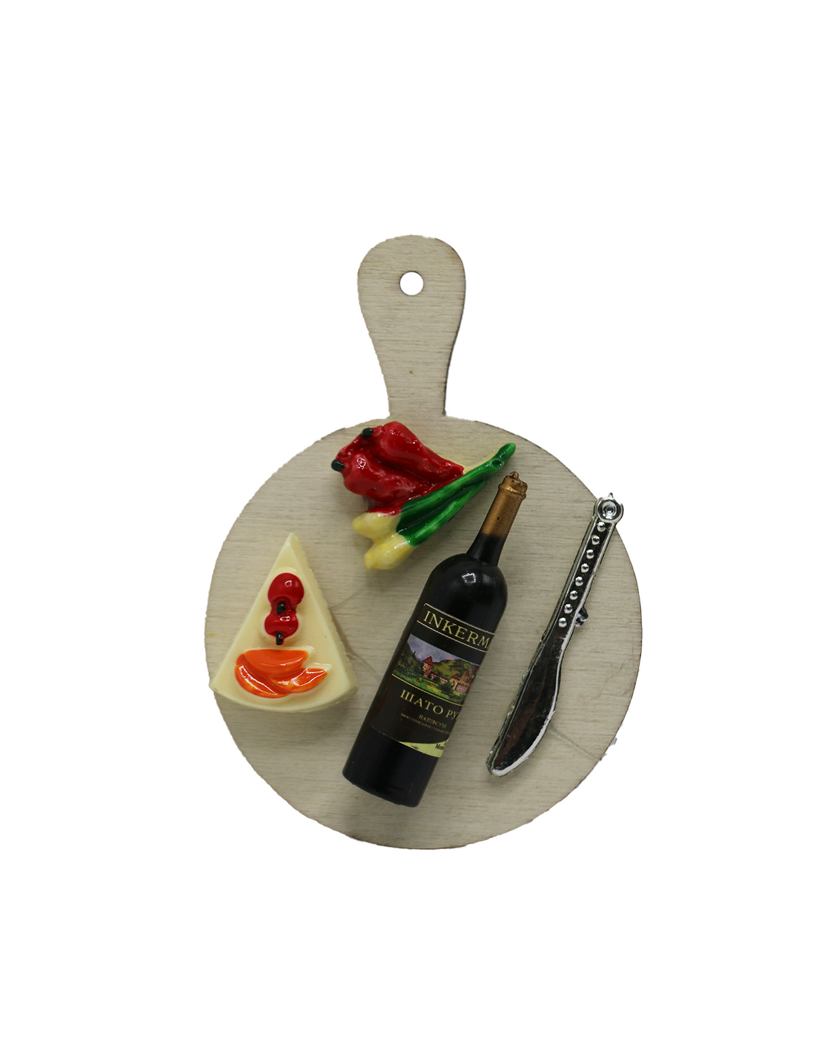 fridge magnet kitchen plate 8.5x6cm china d721