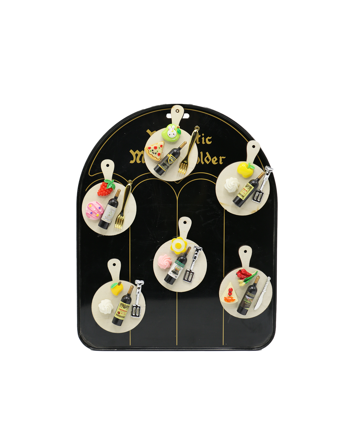 fridge magnet kitchen plate 8.5x6cm china d721